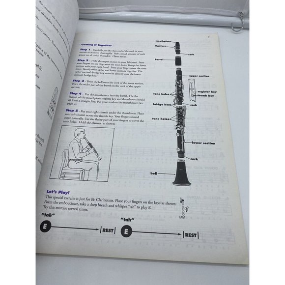 Essential Elements: A Comprehensive Band Method - Bb Clarinet Book 1, 1991 VTG - Picture 4 of 8